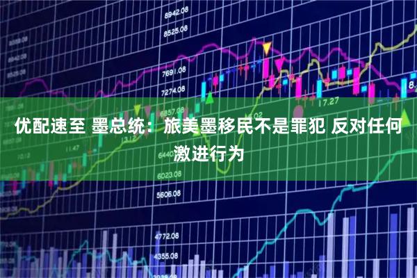 优配速至 墨总统：旅美墨移民不是罪犯 反对任何激进行为